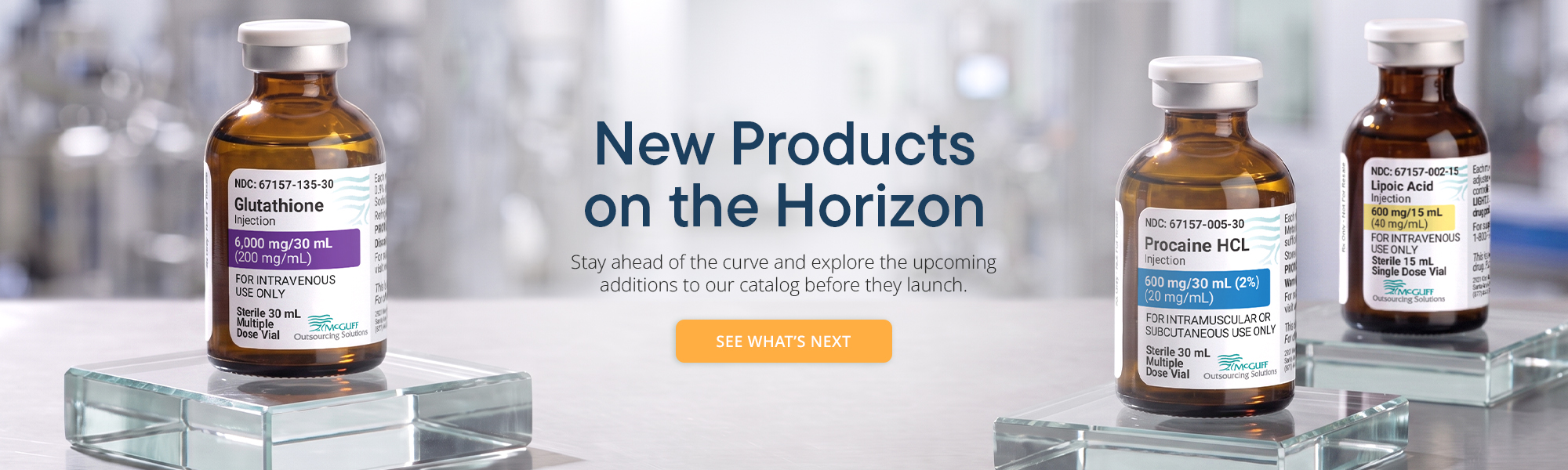 New products on the horizon -- see what's next