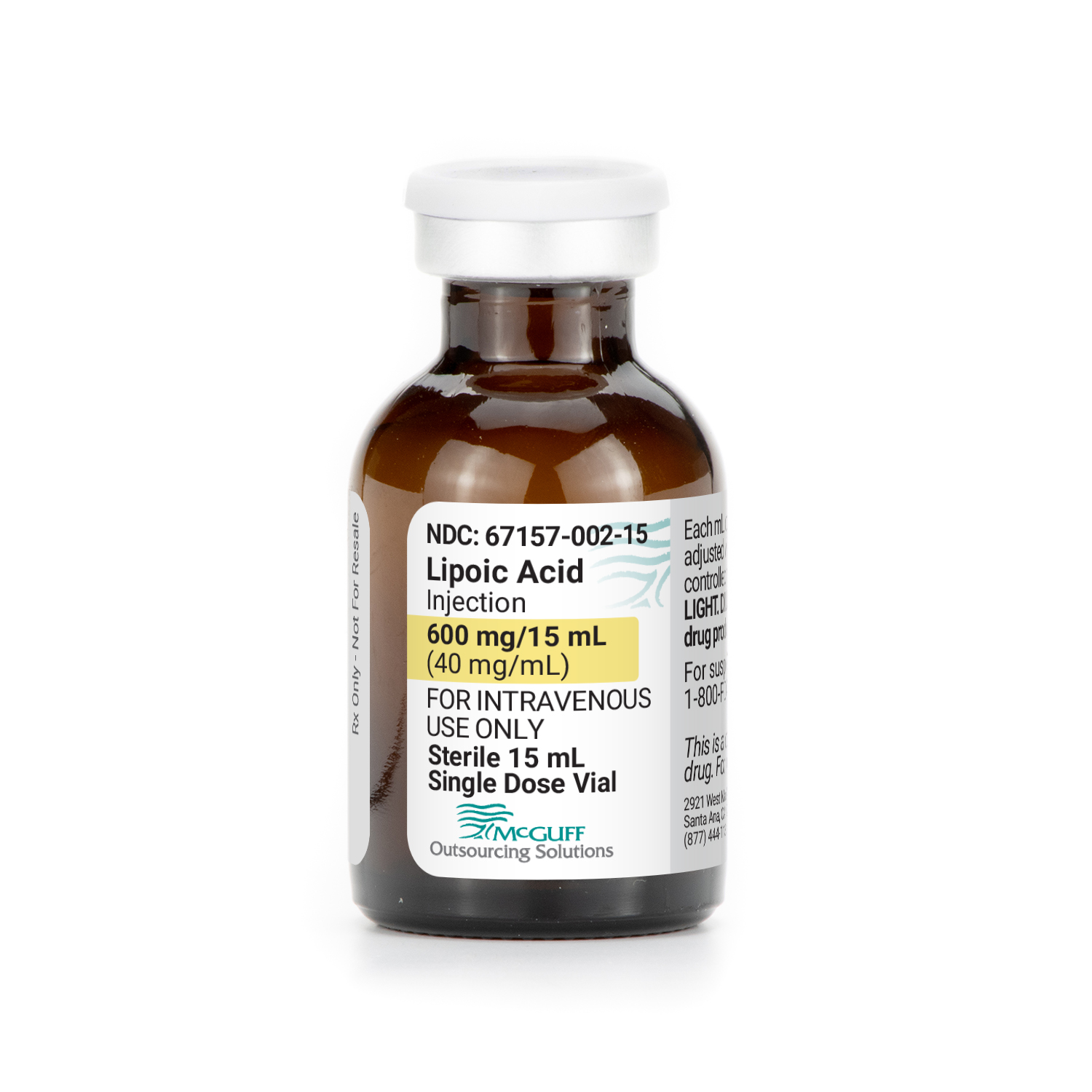 Alpha-Lipoic Acid Injection vial
