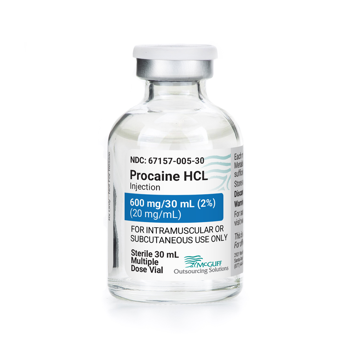 Procaine HCl Injection vial