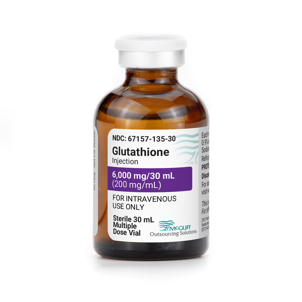 Reduced L-Glutathione Injection vial