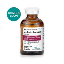 Methylcobalamin Injection, 5,000 mcg/mL, 30 mL Multiple-Dose Vial