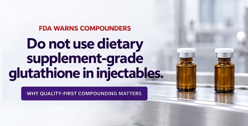 FDA Glutathione Injection Reminder: MOS Quality & Safety